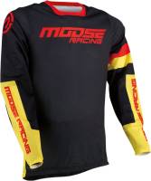 Moose Racing - Moose Racing Sahara Jersey - 2910-6345 - Black/Yellow/Red - Small - Image 1