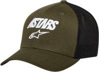 Alpinestars - Alpinestars Angle Stretch Mesh Hat - 1230-81011-6910-S/M - Military Black - Sm-Md - Image 1