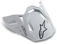 Alpinestars - Alpinestars Visor for S-M10 Supertech Helmets - Dyno/Matte/White - 8981319-2000 - Image 1