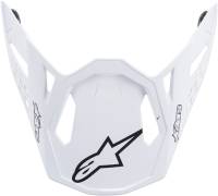Alpinestars - Alpinestars Visor for S-M10 Supertech Helmets - Dyno/Matte/White - 8981319-2000 - Image 2