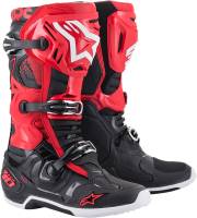 Alpinestars - Alpinestars Tech 10 Non-Vented Boots - 2010020-31-10 - Black/Red - 10 - Image 1