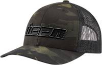 Icon - Icon Motosports Mc Punch Hat - 2501-3662 - Black Camo - OSFM - Image 1