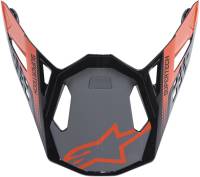 Alpinestars - Alpinestars Visor for S-M8 Supertech Helmets - Triple/Gloss Gray - 8981419-9180 - Image 2