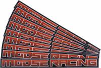 Moose Racing - Moose Racing Corporate Decal - Orange/White - 4320-2410 - Image 2