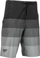 Fly Racing - Fly Racing Board Shorts - 353-35028 - Black/Gray - 28 - Image 1