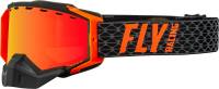 Fly Racing - Fly Racing Zone Snow Goggles - 37-50264 - Black/Orange / Red Mirror/Amber Lens - OSFM - Image 1