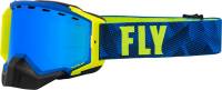 Fly Racing - Fly Racing Zone Snow Goggles - 37-50266 - Blue/Hi-Vis / Sky Blue Mirror/Smoke Lens - OSFM - Image 1