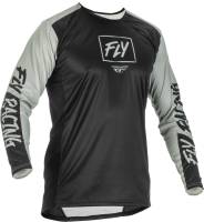 Fly Racing - Fly Racing Lite Jersey - 375-7202X - Black/Gray - 2XL - Image 1