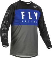 Fly Racing - Fly Racing F-16 Youth Jersey - 375-921YL - Blue/Gray/Black - Large - Image 1
