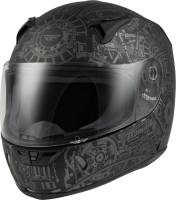 Fly Racing - Fly Racing Revolt FS Matrix Helmet - 73-8382L - Matte Gray/Black - Large - Image 1