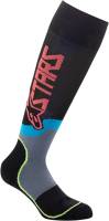 Alpinestars - Alpinestars MX Plus-2 Youth Socks - 4741920-1534 - Black/Yellow/Coral - OSFA - Image 1