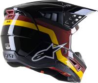 Alpinestars - Alpinestars SM5 Venture Helmet - 8305122-1358-2X - Black/Burgandy/Gold - 2XL - Image 2