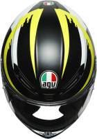 AGV - AGV K-6 Rapid 46 Helmet - 216301O0NY00105 - Black/Yellow - Small - Image 4