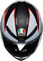 AGV - AGV K-6 Flash Helmet - 216301O2MY01005 - Black/Gray/Red - Small - Image 5