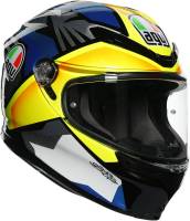AGV - AGV K-6 Joan Helmet - 216301O2MY01205 - Black/Blue/Yellow - Small - Image 1