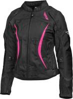 Fly Racing - Fly Racing Butane Womens Jacket - 477-70412X - Black/Pink - 2XL - Image 1