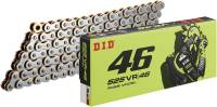 D.I.D - D.I.D 525 VR46 X-Ring Chain - Silver/Gold - 120 links - 525VR46SG120ZB - Image 1