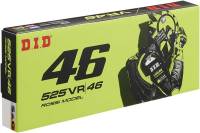 D.I.D - D.I.D 525 VR46 X-Ring Chain - Silver/Gold - 120 links - 525VR46SG120ZB - Image 2