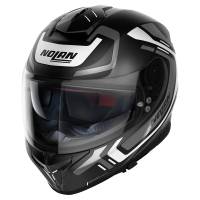 Nolan - Nolan N80-8 Road Ally N-Com Helmet - N885275680381 - Flat Black/White - Large - Image 1