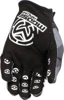 Moose Racing - Moose Racing MX1 Youth Gloves - 3332-1717 - Black/White - X-Small - Image 2