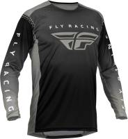 Fly Racing - Fly Racing Lite Jersey - 376-7202X - Black/Gray - 2XL - Image 1