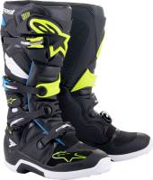 Alpinestars - Alpinestars Tech 7 Boots - 2012014-1795-9 - Black/Blue/Fluo Yellow - 9 - Image 1