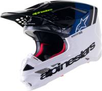 Alpinestars - Alpinestars Supertech M8 Radium 2 Helmet - 8301523-9702-2X - Ucla Blue/White Glossy - 2XL - Image 1