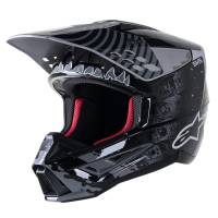 Alpinestars - Alpinestars SM5 Solar Flare Helmet - 8305822-1959-XS - Black/Gray - X-Small - Image 1