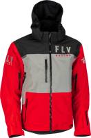 Fly Racing - Fly Racing Carbon Jacket - 470-4134L - Red/Gray - Large - Image 1