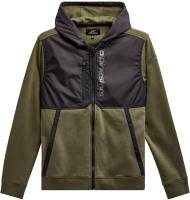 Alpinestars - Alpinestars Aligned Hoodie - 1213-51000-6910-L - Military Black - Large - Image 1