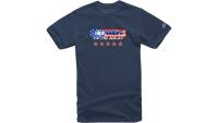 Alpinestars - Alpinestars USA Again T-Shirt - 12137261070L - Navy/Red - Large - Image 1