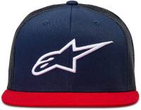 Alpinestars - Alpinestars Corp Trucker Hat - 1025-81003-7030-TU - Navy/Red - OSFM - Image 1