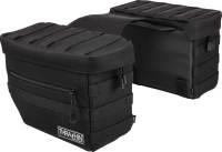Thrashin Supply Company - Thrashin Supply Company Essential Saddlebags - Black - TSB-0006 - Image 1