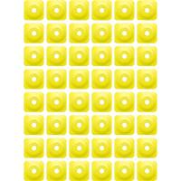 Woodys - Woodys Square Grand Digger Aluminum Support Plates - 5/16in. - Hi-viz Yellow (48pk.) - ASG-3830-48 - Image 1