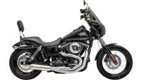 Bassani Manufacturing - Bassani Manufacturing Mid-Length Super Bike 2-Into-1 Exhaust System - 1D4SS - Image 1
