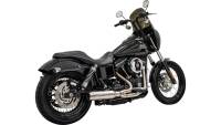 Bassani Manufacturing - Bassani Manufacturing 2-into-1 Ripper Exhaust System with Super Bike Muffler - Stainless Steel - 1D7SS - Image 1