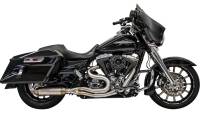 Bassani Manufacturing - Bassani Manufacturing Mid-Length Super Bike 2-Into-1 Exhaust System - Stainless Steel - 1F61SS - Image 1