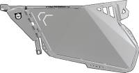 Pro Armor - Pro Armor Traditional Half Door - Ghost Gray - P1910D003GG - Image 1