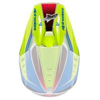 Alpinestars - Alpinestars Visor for S-M5 Sail Helmet - Yellow Fluo/Enamel Blue/Silver - 8986723-5579-OS - Image 1