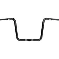 LA Choppers - LA Choppers 1-1/4in. Twin Round Handlebar - 12in. - Gloss Black - LA-7324-12B - Image 1