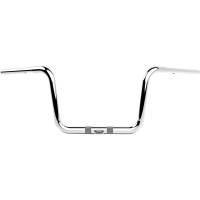 LA Choppers - LA Choppers 1-1/4in. Twin Round Handlebar - 10in. - Chrome - LA-7324-10C - Image 1