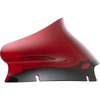Klock Werks - Klock Werks Kolor Flare Windshield - 6in. - Red - KWW-01-0663 - Image 1
