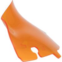 Klock Werks - Klock Werks Kolor Flare Windshield - 4in. - Orange - KWW-01-0675 - Image 1