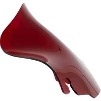 Klock Werks - Klock Werks Kolor Sport Flare Windshield - 6.5in. - Red - KWW-01-0697 - Image 1