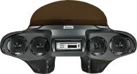 Hoppe Industries - Hoppe Industries Single DIN CD Player Quadzilla Fairing - Four 5in. speakers - HPKT-1002A - Image 1