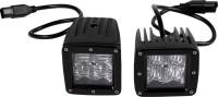 Moose Utility - Moose Utility Green Series Single Row LED Light Bar - 3in. - 20x2W - 1800 Lumens - MSE-LPKITG - Image 1