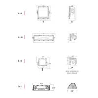RIGID Industries - RIGID Industries DC Scene Light - 2" x 2" 115&deg; Light - White - Image 2