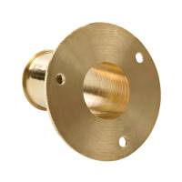 Whitecap - Whitecap Top-Mounted Flag Pole Socket Polished Brass - 1" ID - Image 2