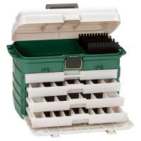 Plano - Plano 4-Drawer Tackle Box - Green Metallic/Silver - Image 1