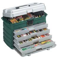 Plano - Plano 4-Drawer Tackle Box - Green Metallic/Silver - Image 2